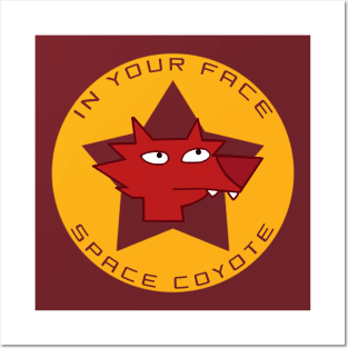 Space Coyote Posters and Art